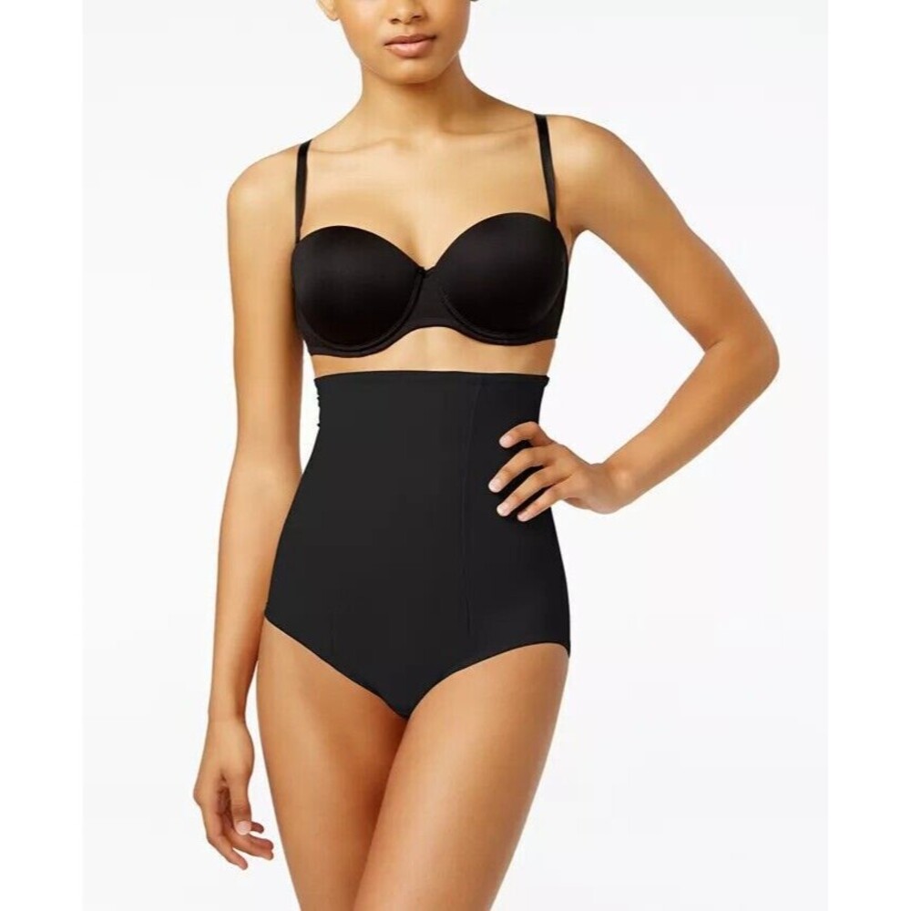 Miraclesuit High Waisted Tummy Control Brief Womens  M Black  2705 Shapewear